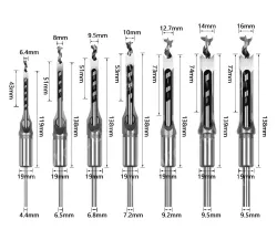 Carpentry square hole drill bit square tenon drill 6mm